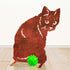 Black Cat Lover Owner Gift Sculpture Garden Ornament